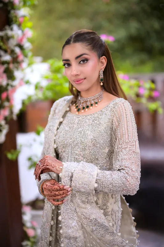 Softly lit wedding portrait, natural wedding photography in Islamabad by Arsalan Asad