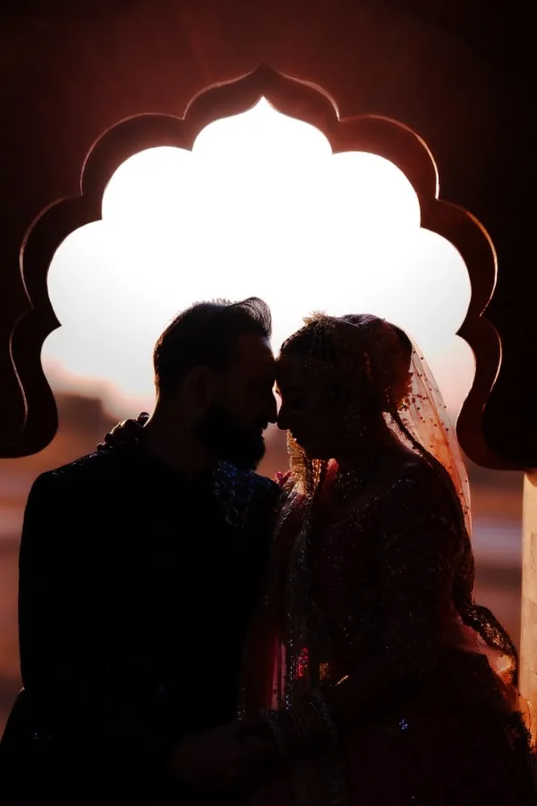Elegant wedding photography card by Arsalan Asad, wedding photographer in Islamabad